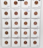 20 Lincoln Cent Proof: 1961-64, 1968-74, 1976-81, 83, 92, 93