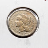 Nickel Three Cent 1865 Very Fine