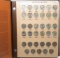 Dansco Jefferson Nickel Album, 1938-2011D, 165 Coins, most Unc-BU. Dt/mm unchecked.  Beautiful set.