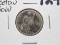 Seated Liberty Dime 1875CC Below Bow VG+ cleaned