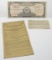 1938 Postal Savings Bond with all paperwork
