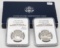 Commemorative Mix: 1986-2 Coin Liberty PF Set 1/2 COA; 2 NGC PF69UC Half $ (86S Liberty, 92S Olympic