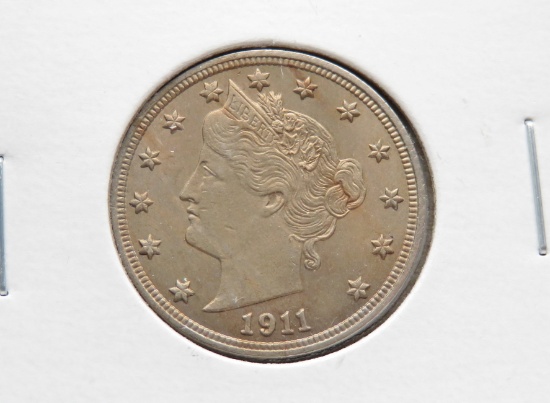 Liberty Head V Nickel 1911 CH BU