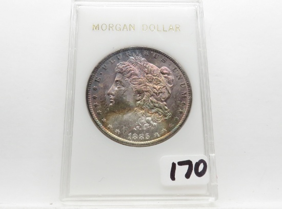 Morgan 1885-O CH BU (Mint bag toning)
