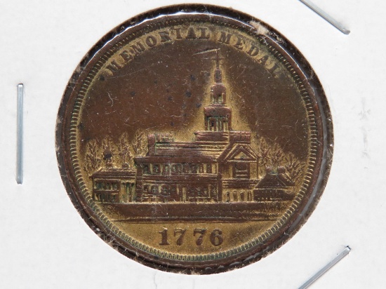 1876 USA Centennial Medal "Struck within the International Expo"