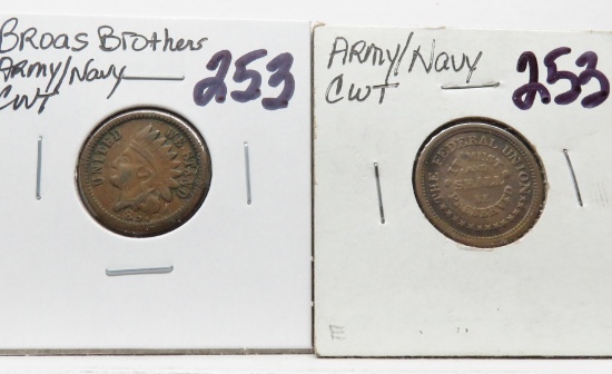 2 CWT: Army/Navy-Broas Brothers; Army Navy/Federal Union