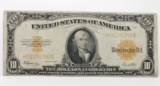 $10 Gold Certificate 1922, SN H54194392, F+