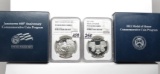 2 Commemorative $ w/mint pkgs: NGC 2007-P Jamestown PF68 UC & 2011-P Medal of Honor PF69 UC