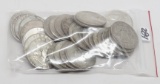 30 Silver Franklin Half $ 1950s