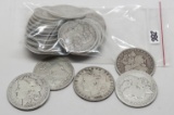 23 Silver Morgan $:  2- 1870s; 4- 1880s; 17- 1890s