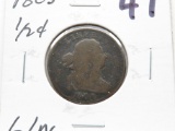 Half Cent Draped Bust 1803 G/AG