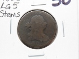 Half Cent Draped Bust 1805 Stems G