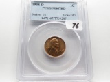 Lincoln Cent 1938-D PCGS MS67 Red
