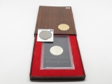 2 Eisenhower $: 1974S PF (brown box), 1972D circ