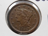Large Cent 1853 EF