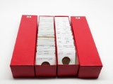 143 Indian Cents in 2-2x2 Boxes, 1879, 1880-08, 27 dates total
