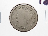 Liberty V Nickel 1884 G