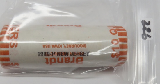 1 Roll SH Quarters Unc/BU 1999 New Jersey - P