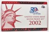 2002 S Proof Silver 10 coins