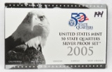 2005 S Proof - 5 25¢ Silver