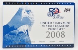 2008 S Proof - 5 25¢