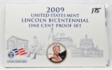 2009-S Proof Lincoln Cents - 4 coins