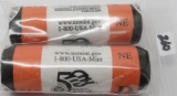 2 Rolls (1P, 1D) SH Quarters Unc/BU 2006 Nebraska