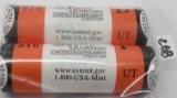 2 Rolls (1P, 1D) SH Quarters Unc/BU 2007 Utah