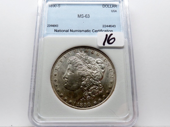 Morgan $ 1890-S NNC Mint State