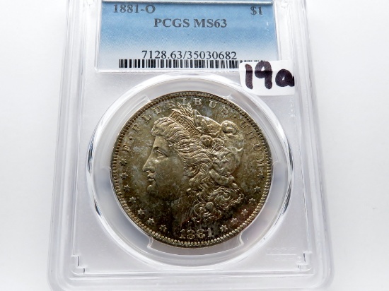 Morgan $ 1881-O PCGS MS63