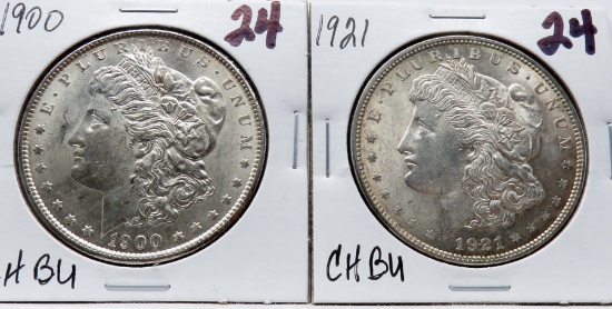 2 Morgan $ CH BU: 1900, 1921