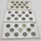 3 WW2 Silver Nickel 11 Coin Sets in holders, most circ. Total 33 Coins