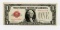 $1 USN 1928D Red Seal 