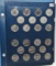 Washington Quarter Whitman Classic Album 63 Coins, 1965-67 SMS, 1968-98 P&D most BU