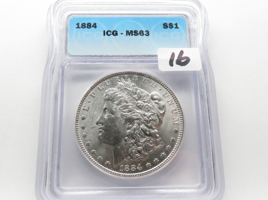 Morgan $ 1884 ICG MS63 Vam 8D2