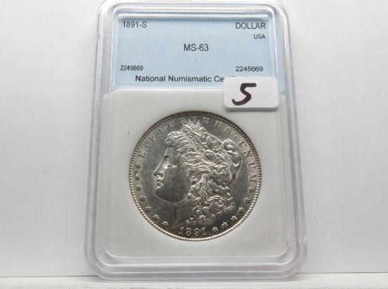 Morgan $ 1891-S NNC Mint State
