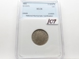 Liberty Head V Nickel 1883 NNC Mint State No Cents