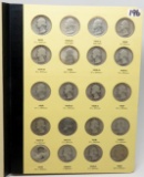 Washington Quarter Library of Coins Album, 1932-72D, 95 Coins. 1932D EF, 32S EF. Approximately 40 Un