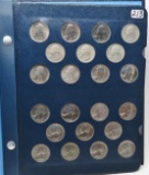 Washington Quarter Whitman Classic Album 63 Coins, 1965-67 SMS, 1968-98 P&D most BU