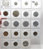 19 French Coins, 1852-1984, some silver, 2 Repeat