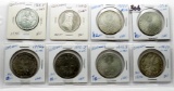 8 German Silvers: 2-5 Mark (1968D, 68G); 6-10 Mark (1972D, F, G, J, J, 87J)