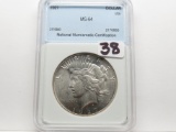 Peace $ 1927 NNC Mint State