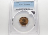 Lincoln Cent 1915 PCGS MS64 Red