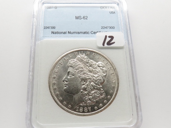 Morgan $ 1887-S NNC Mint State