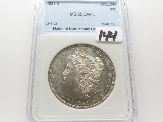 Morgan $ 1881-S NNC CH Mint State DMPL