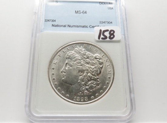Morgan $ 1898-S NNC Mint State