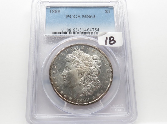 Morgan $ 1889 PCGS MS63