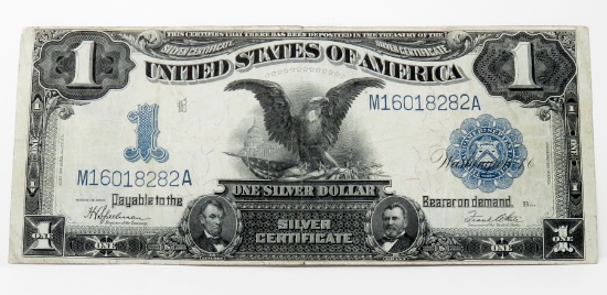$1 Silver Certificate 1899 "Black Eagle", FR236, SN M16018282A, VF