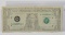$1 FRN ERROR Note 1969, missing second printing obv, VG