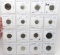 16 Netherlands Coins, No Repeat, 1881-1970, Some Silver